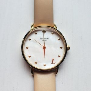Kate Spade Mother of Pearl Leather Watch